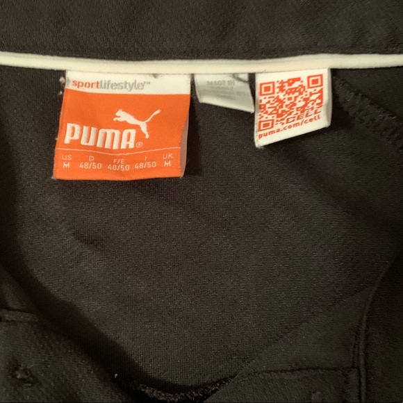 Puma Polo short Sleeve Shirt Size M - Picture 4 of 6